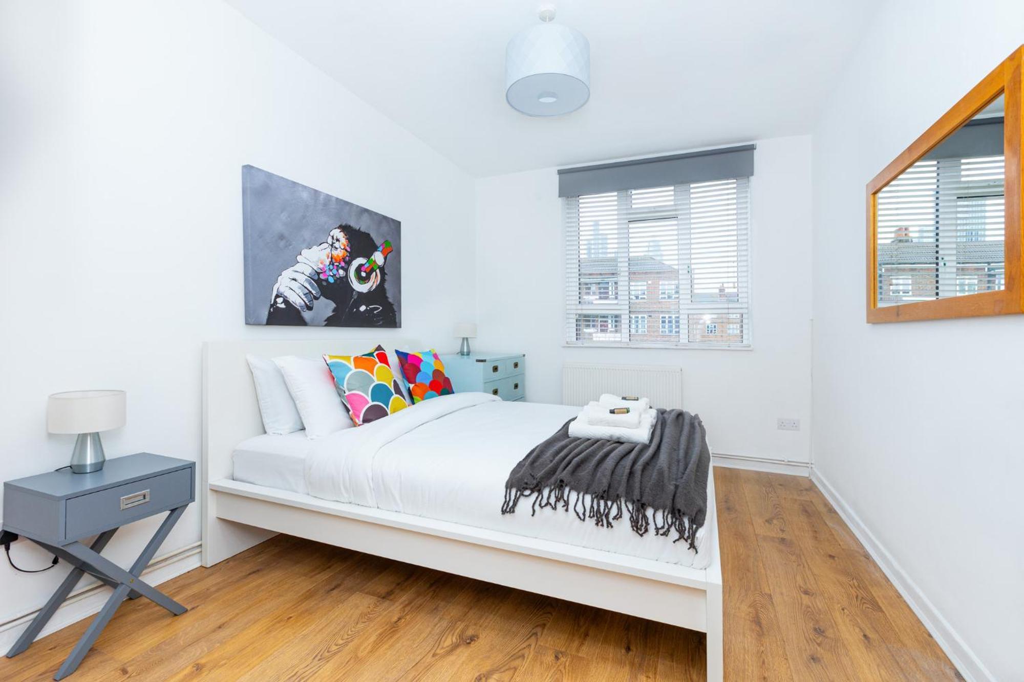 Bright Modern 1 Bedroom Flat, 5 Min To Vauxhall St London Luaran gambar