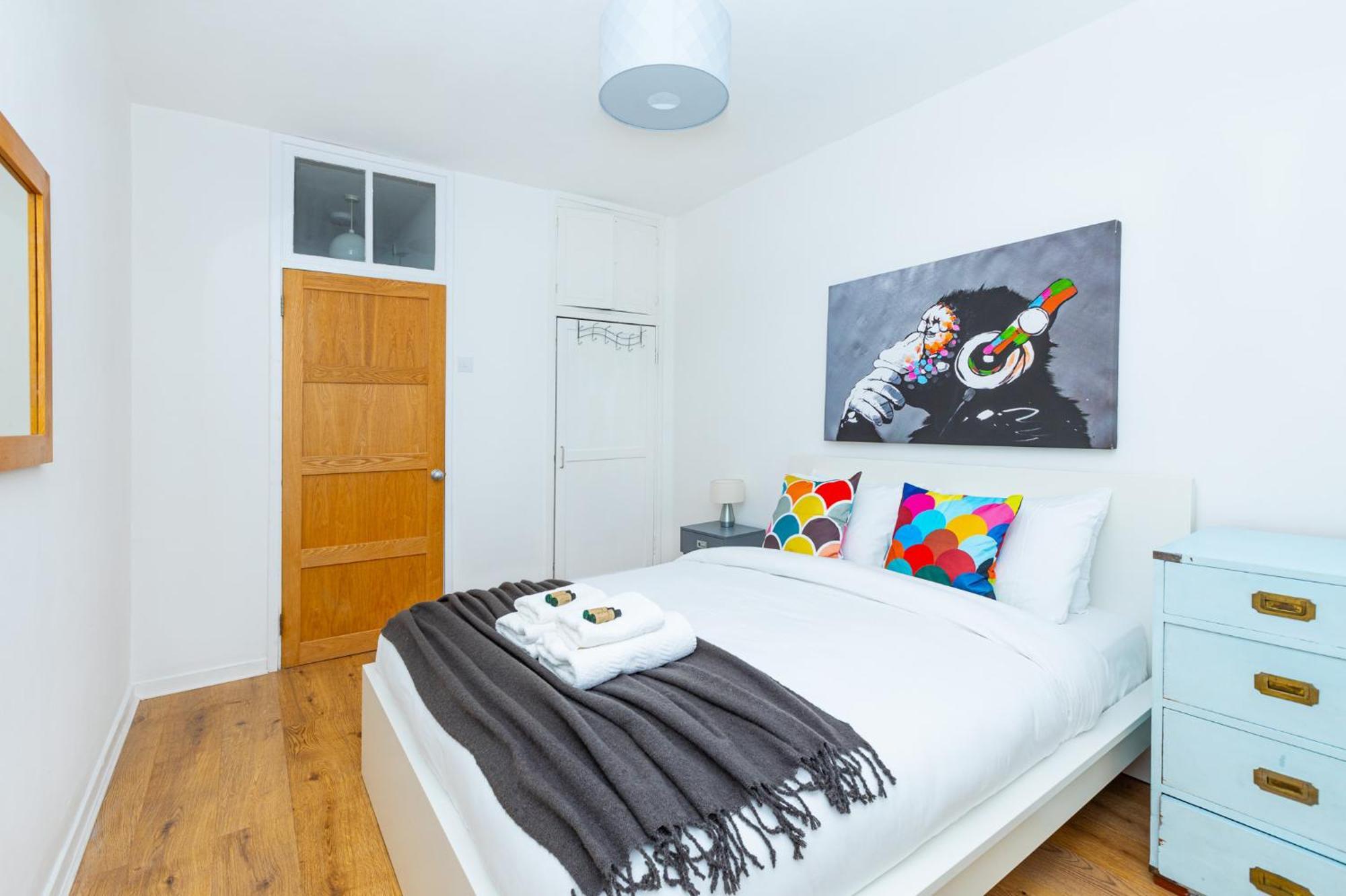 Bright Modern 1 Bedroom Flat, 5 Min To Vauxhall St London Luaran gambar