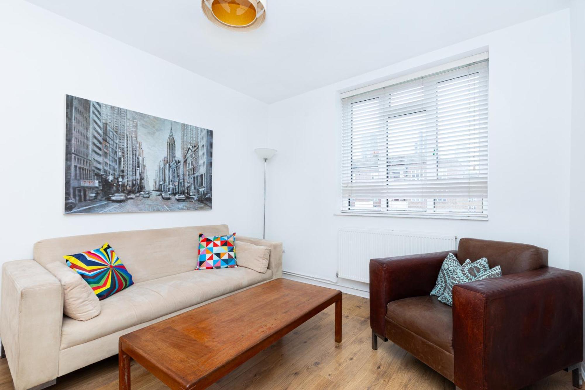 Bright Modern 1 Bedroom Flat, 5 Min To Vauxhall St London Luaran gambar