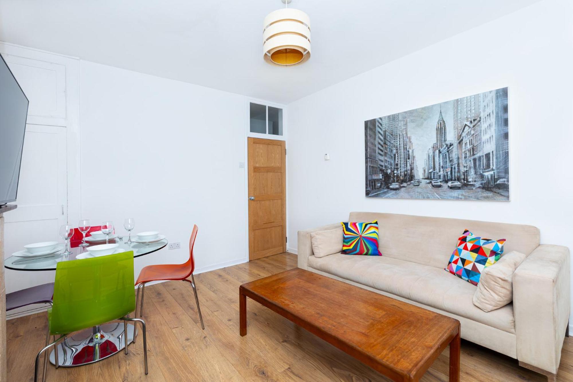 Bright Modern 1 Bedroom Flat, 5 Min To Vauxhall St London Luaran gambar