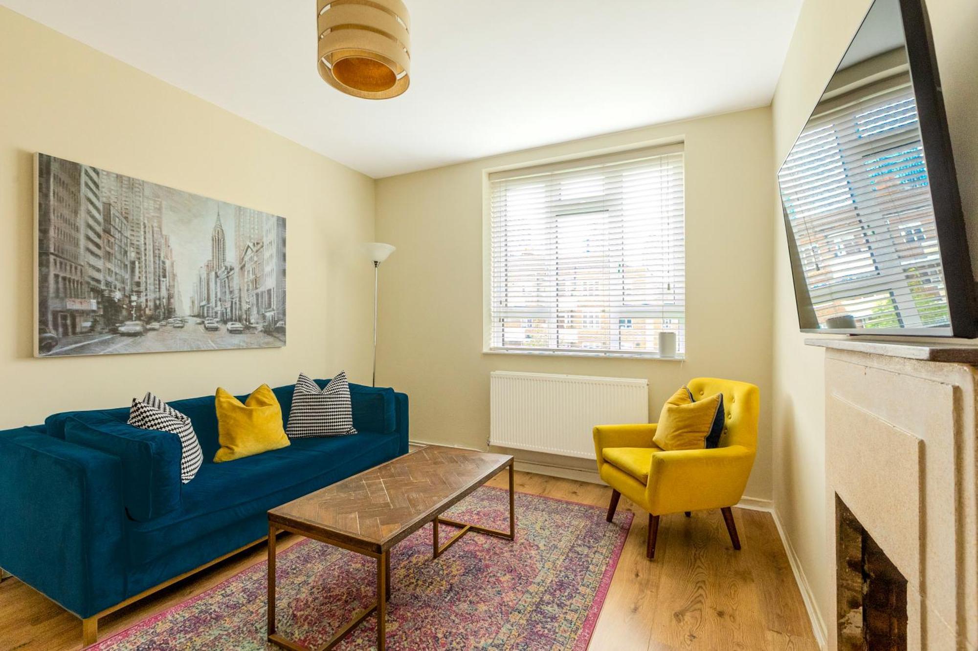 Bright Modern 1 Bedroom Flat, 5 Min To Vauxhall St London Luaran gambar